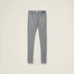 Miu Miu Silk Jersey Pants