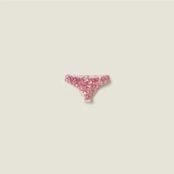 Miu Miu Embroidered Silk And Wool Panties