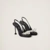 Miu Miu Satin Slingback Pumps