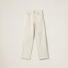 Miu Miu Five-pocket Ecru Denim Jeans