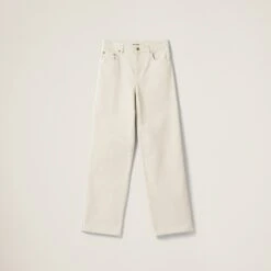 Miu Miu Five-pocket Ecru Denim Jeans