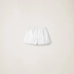 Miu Miu Embroidered Poplin Boxers