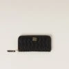 Miu Miu Large Matelassé Nappa Leather Wallet