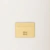 Miu Miu Madras Leather Card Holder