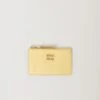 Miu Miu Madras Leather Envelope Wallet