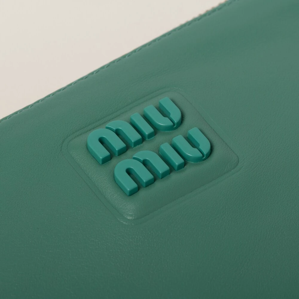Miu Miu Leather Envelope Pouch - Image 5