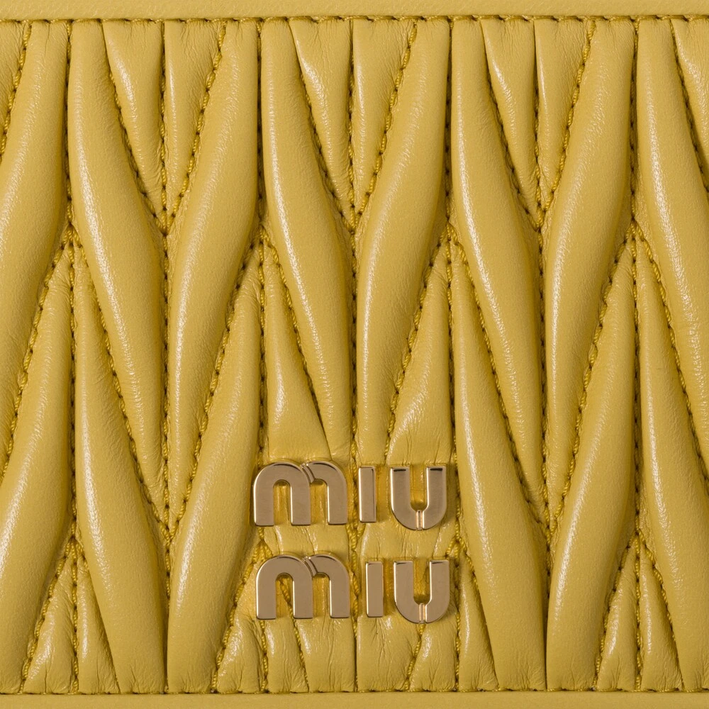 Miu Miu Matelassé Nappa Leather Envelope Wallet - Image 5