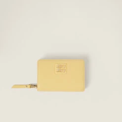 Miu Miu Small Madras Leather Wallet