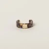 Miu Miu Plexiglass And Metal Bracelet