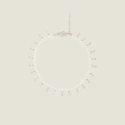 Miu Miu Pearl And Crystal Necklace