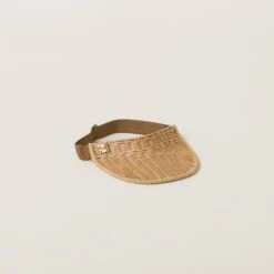 Miu Miu Wicker Visor