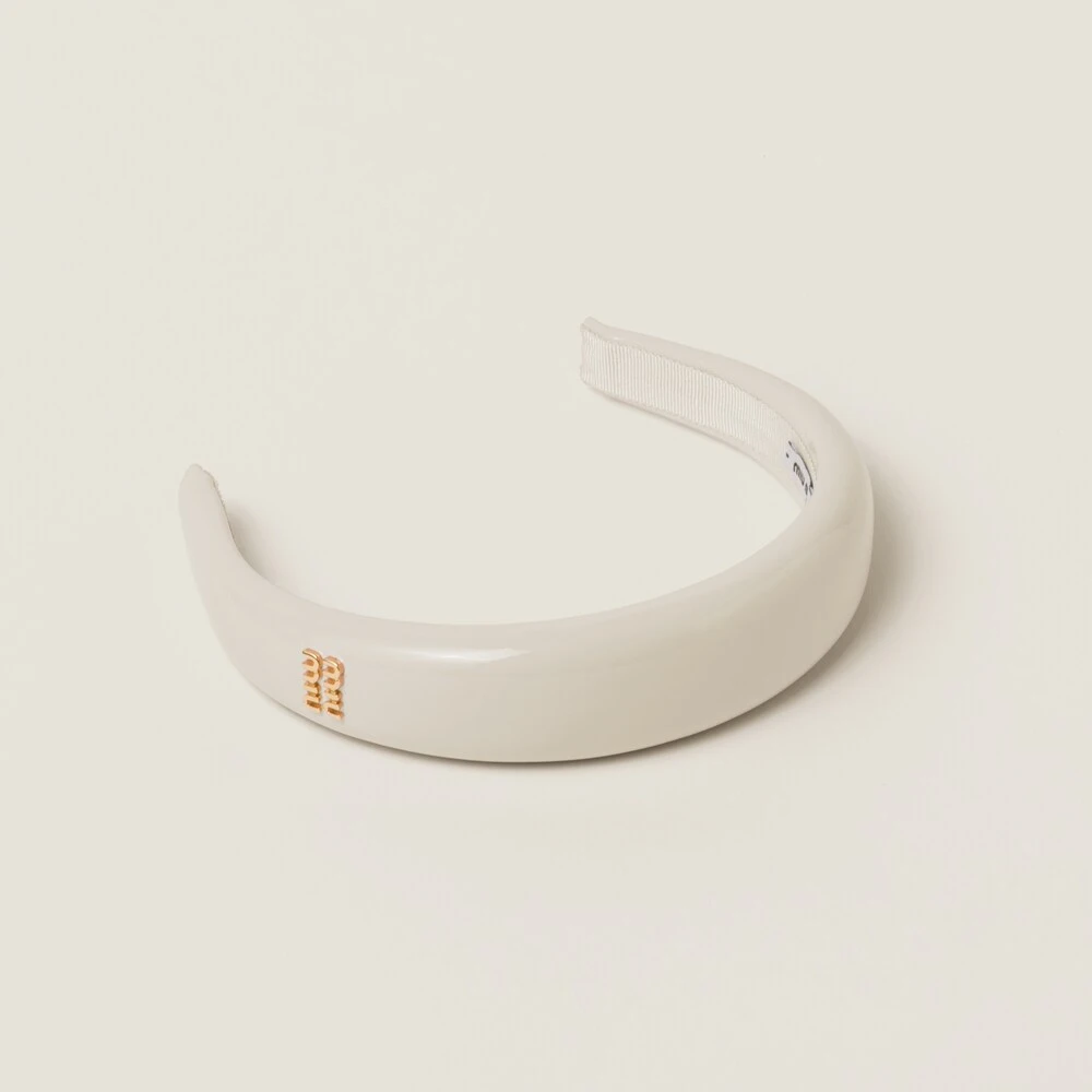 Miu Miu Patent Leather Headband