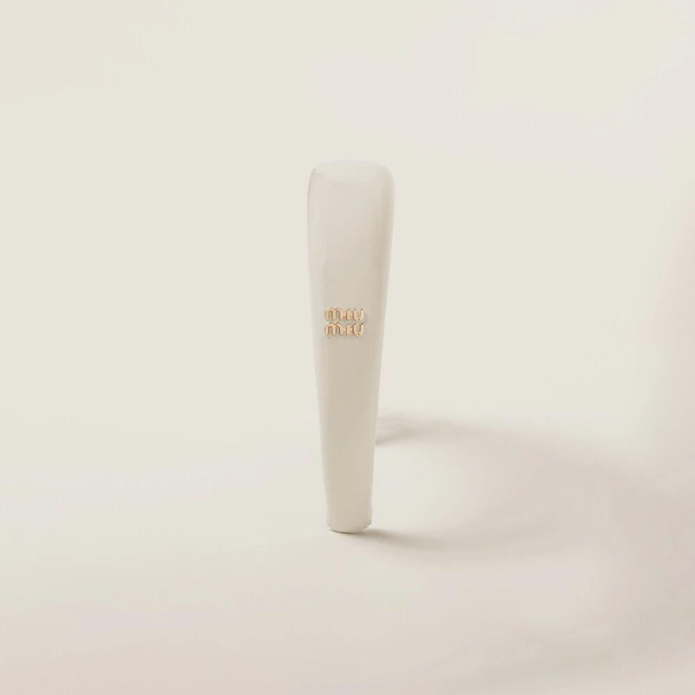 Miu Miu Patent Leather Headband - Image 2