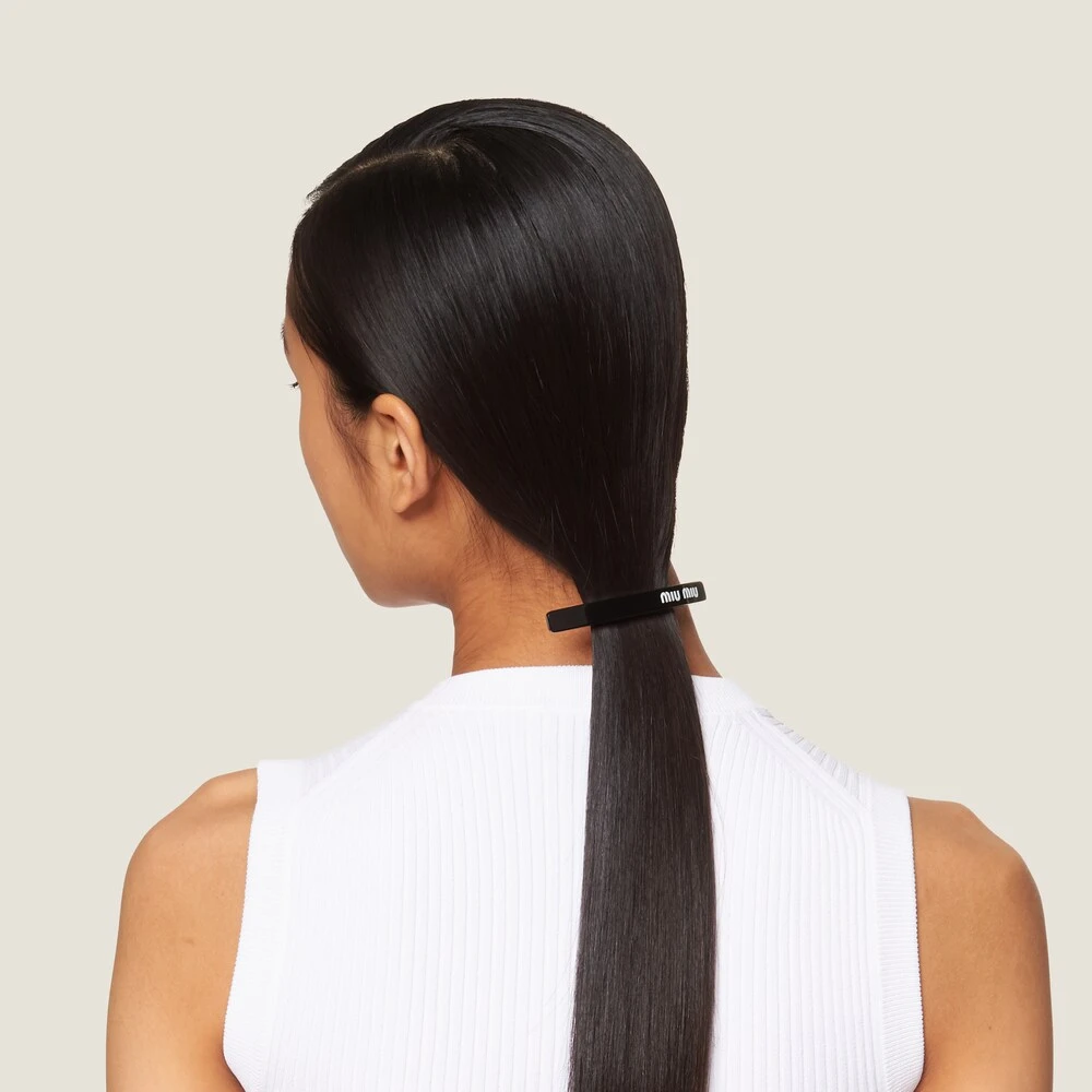 Miu Miu Plexiglas Hair Clip - Image 2