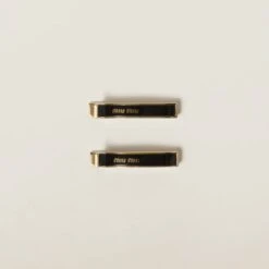 Miu Miu Enameled Metal Hair Clips