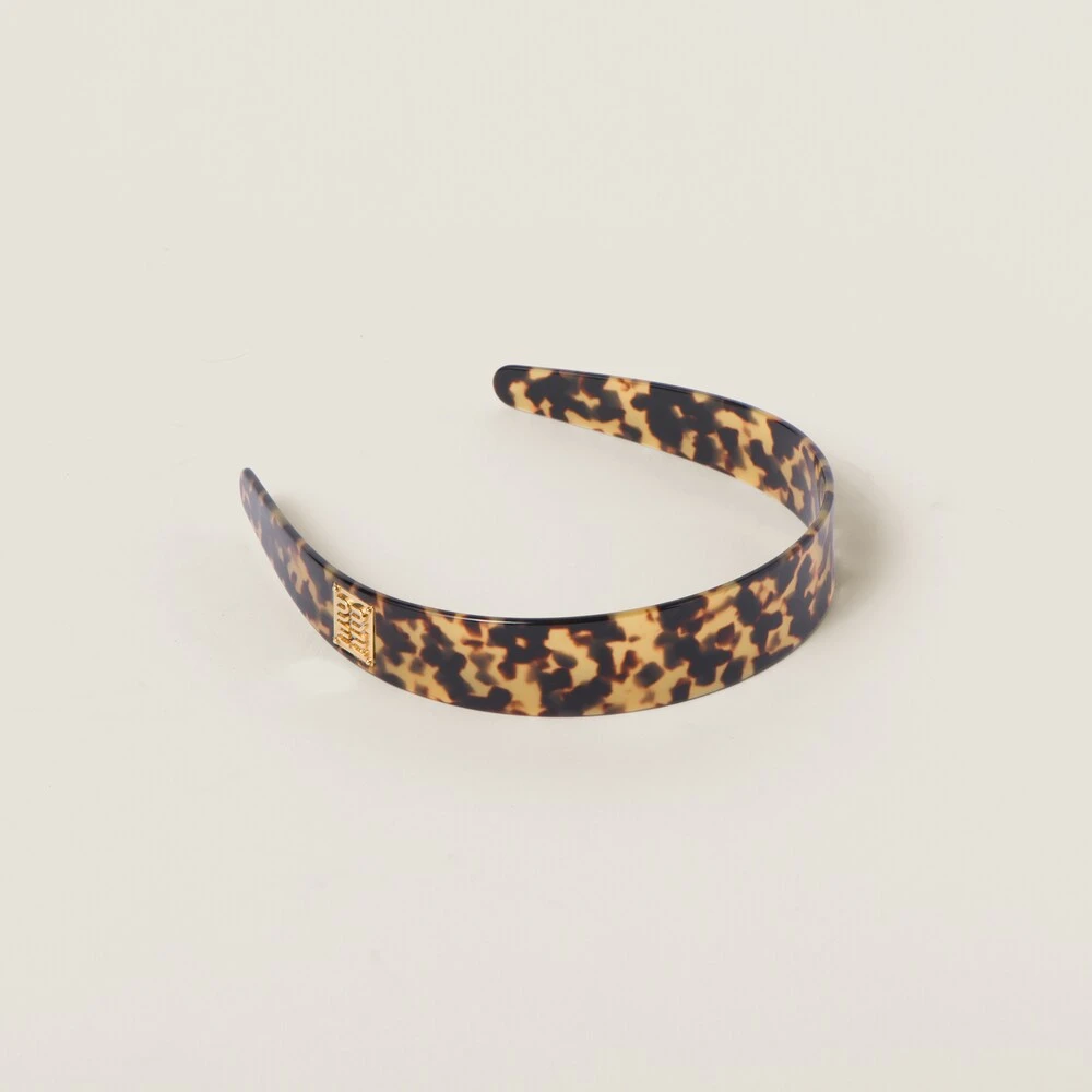 Miu Miu Plexiglas Headband