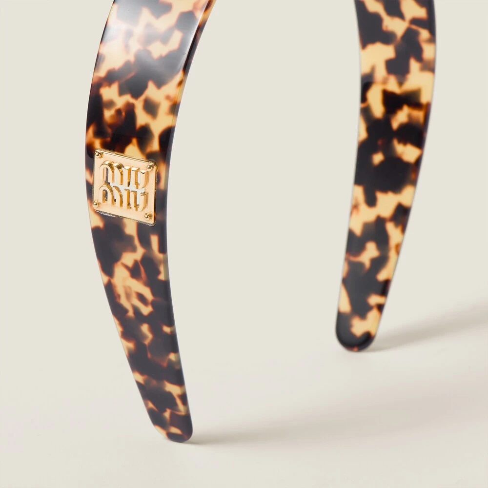 Miu Miu Plexiglas Headband - Image 3