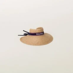 Miu Miu Raffia Visor