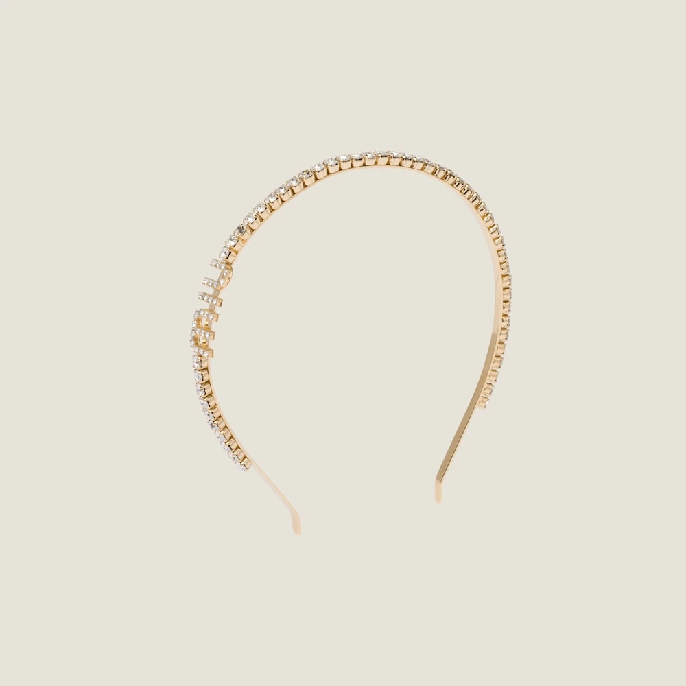 Miu Miu Rigid Crystal Headband