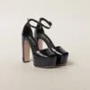 Miu Miu Patent Leather Platform Sandals
