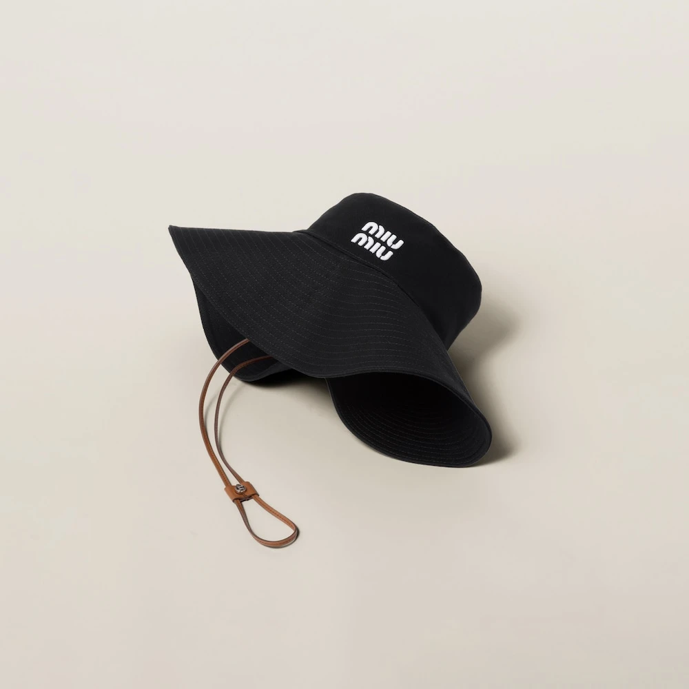 Miu Miu Drill Hat - Image 3