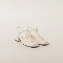 Miu Miu Patent Leather Slingback Pumps