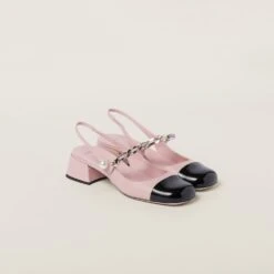 Miu Miu Leather Slingback Pumps