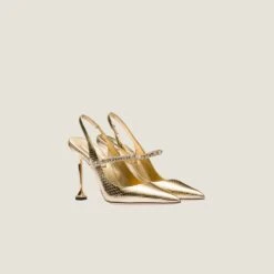 Miu Miu Ayers Leather Slingback Pumps