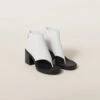 Miu Miu Leather Thong Booties