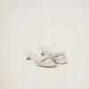 Miu Miu Satin Sandals With Artificial Crystals