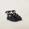 Miu Miu Sporty Nappa Leather Sandals
