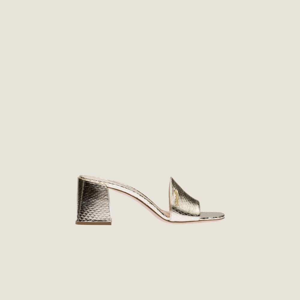 Miu Miu Ayers Leather Sandals - Image 2
