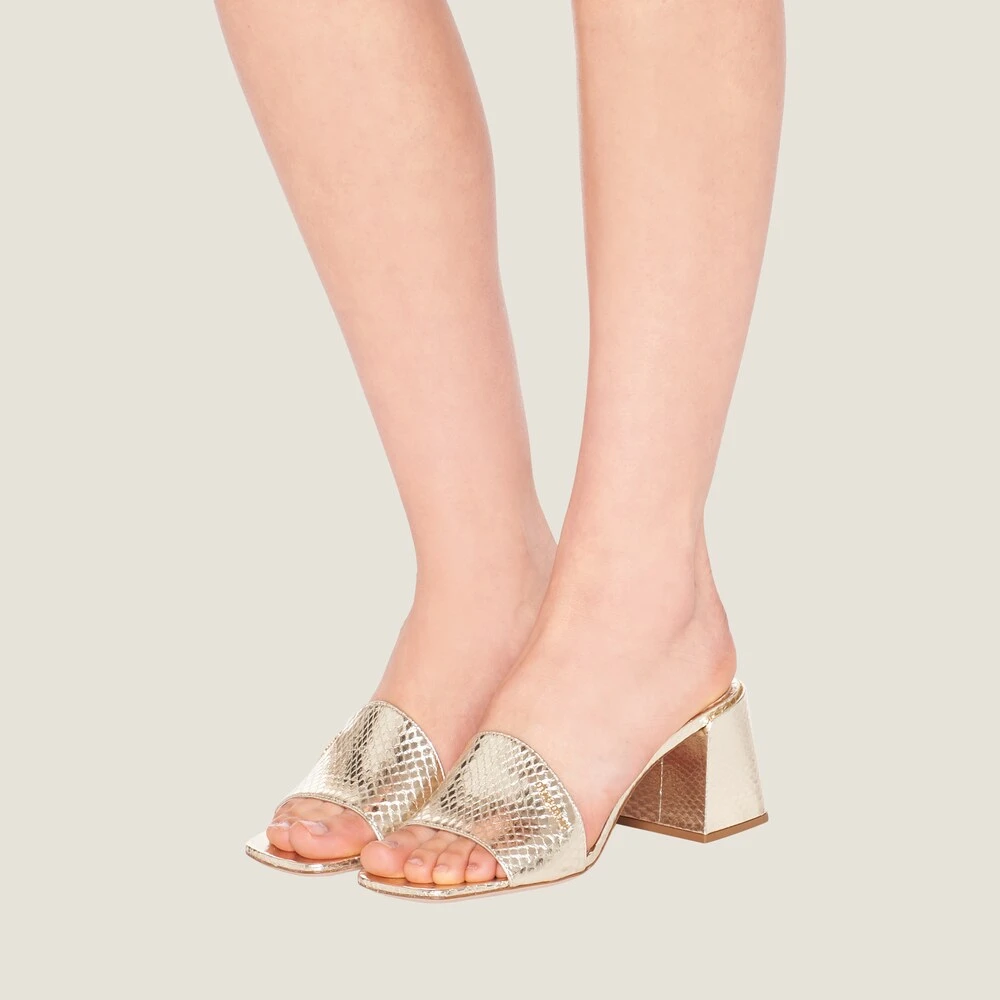 Miu Miu Ayers Leather Sandals - Image 5