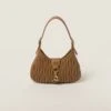Miu Miu Matelassé Nappa Leather Hobo Bag