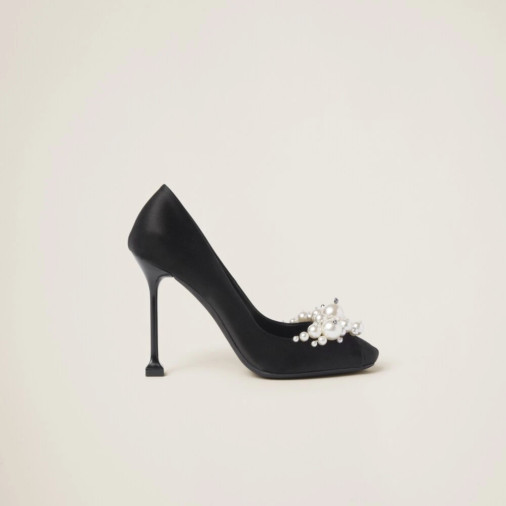 Miu Miu Satin Pumps - Image 2