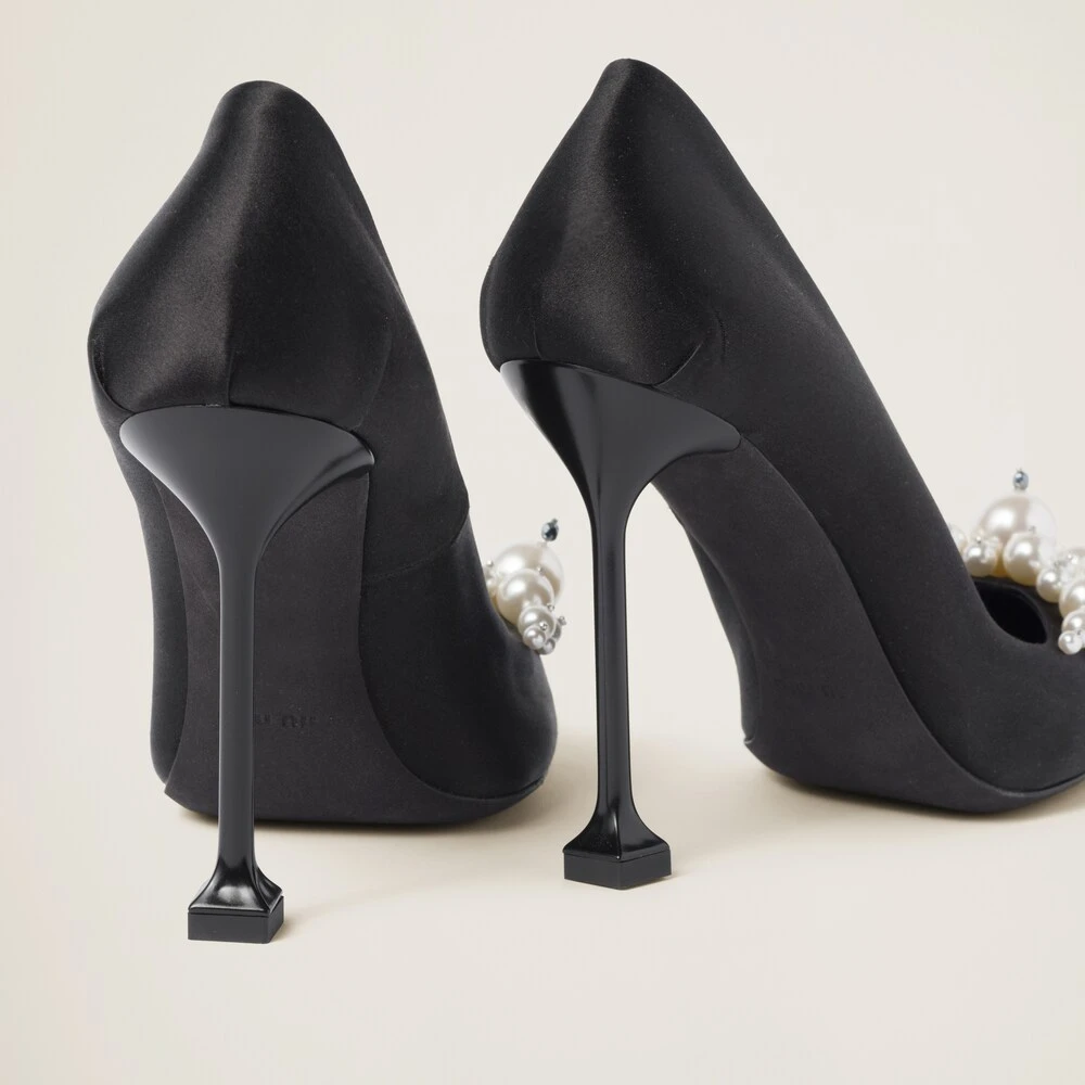 Miu Miu Satin Pumps - Image 3