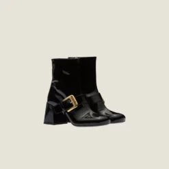 Miu Miu Patent Leather Booties