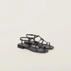Miu Miu Patent Leather Sandals