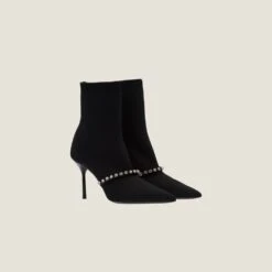 Miu Miu Technical Knit Booties