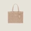 Miu Miu Matelassé Nappa Leather Tote
