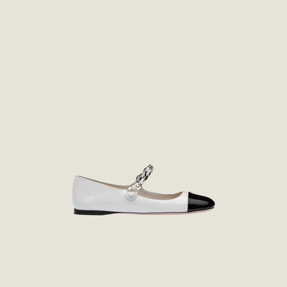 Miu Miu Patent Leather Ballerinas - Image 2