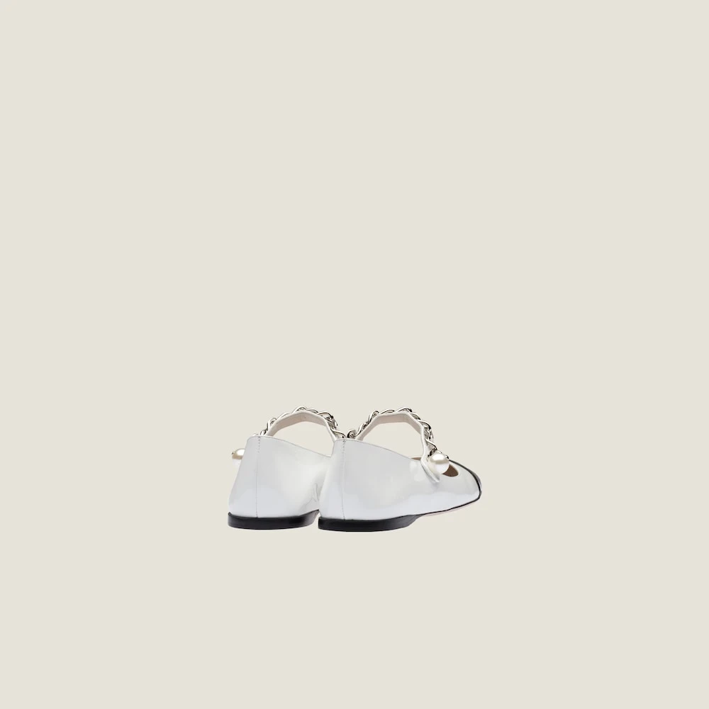 Miu Miu Patent Leather Ballerinas - Image 3