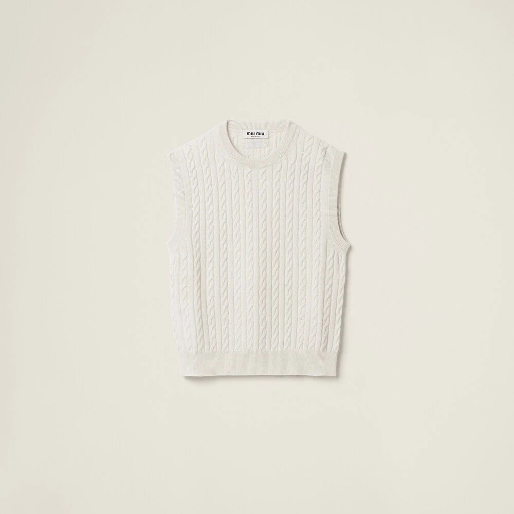 Miu Miu Cashmere Knit Vest