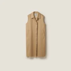 Miu Miu Single-breasted Chino Coat
