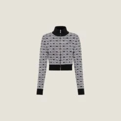 Miu Miu Viscose Turtleneck Cardigan