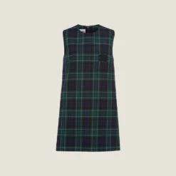 Miu Miu Plaid Mini-dress