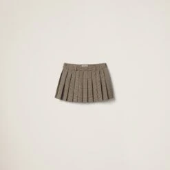 Miu Miu Prince Of Wales Check Skirt