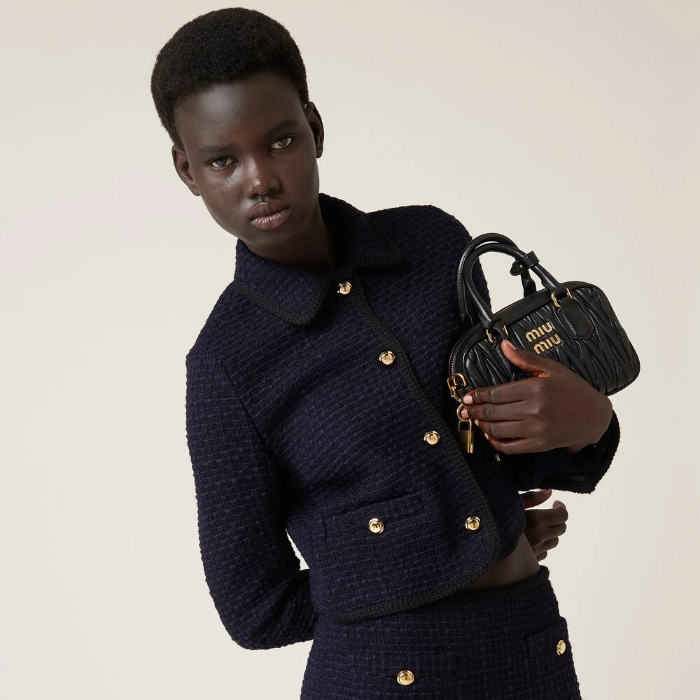 Miu Miu Single-breasted Tweed Jacket - Image 4